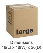 Large Cardboard Boxes - Lyme Bay Storage, East Devon